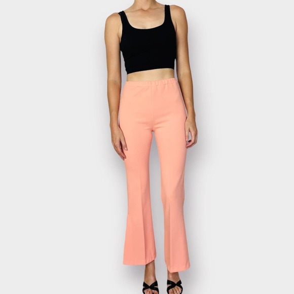 70s West Set Coral‎ Bell Bottoms - Picture 1 of 5
